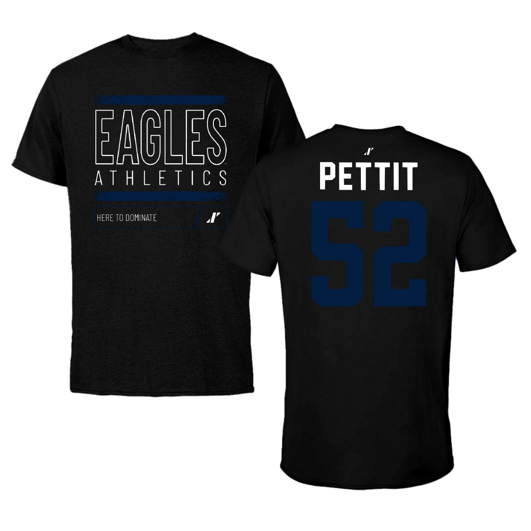 Georgia Southern University Softball Black Dominate Tee - #52 Anslie Pettit