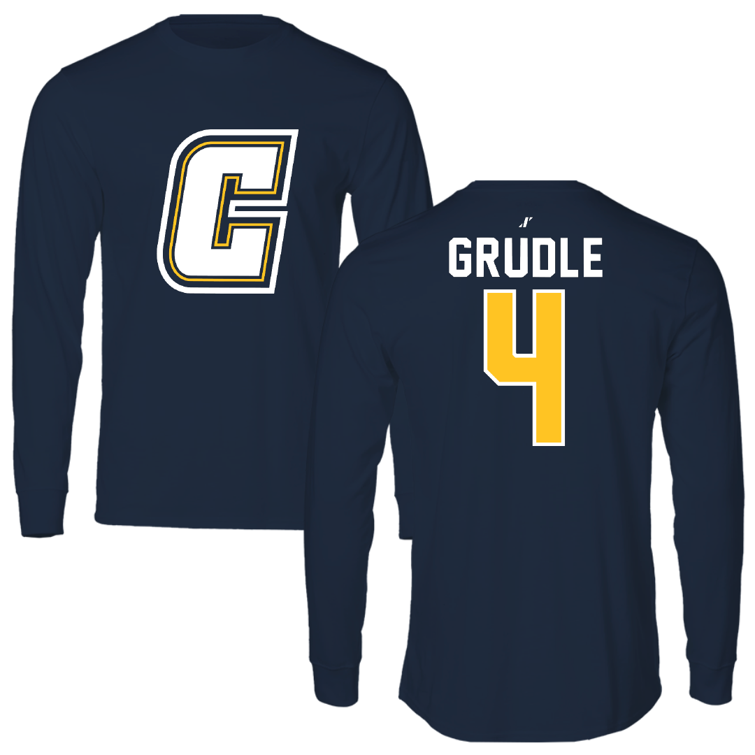 Coker University Acrobatics & Tumbling Navy Long Sleeve - #4 Tessa Grudle