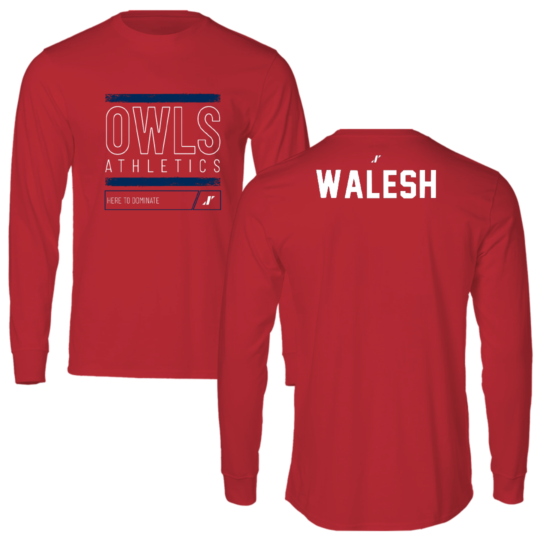 Florida Atlantic University Dance Red Dominate Long Sleeve - Ashley Walesh