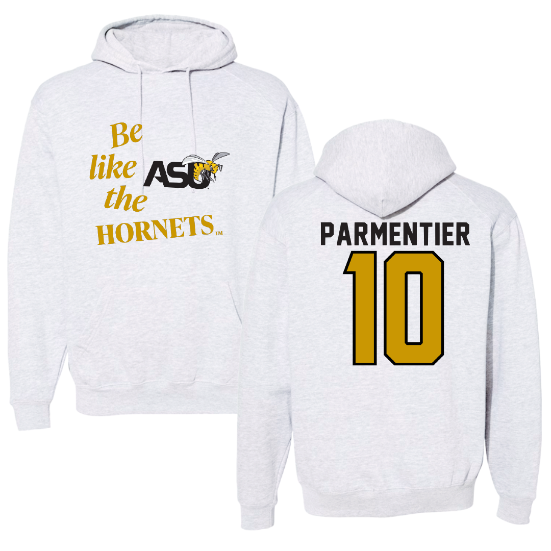 Alabama State University Baseball Light Gray Be Like Us Hoodie - #10 Luke Parmentier