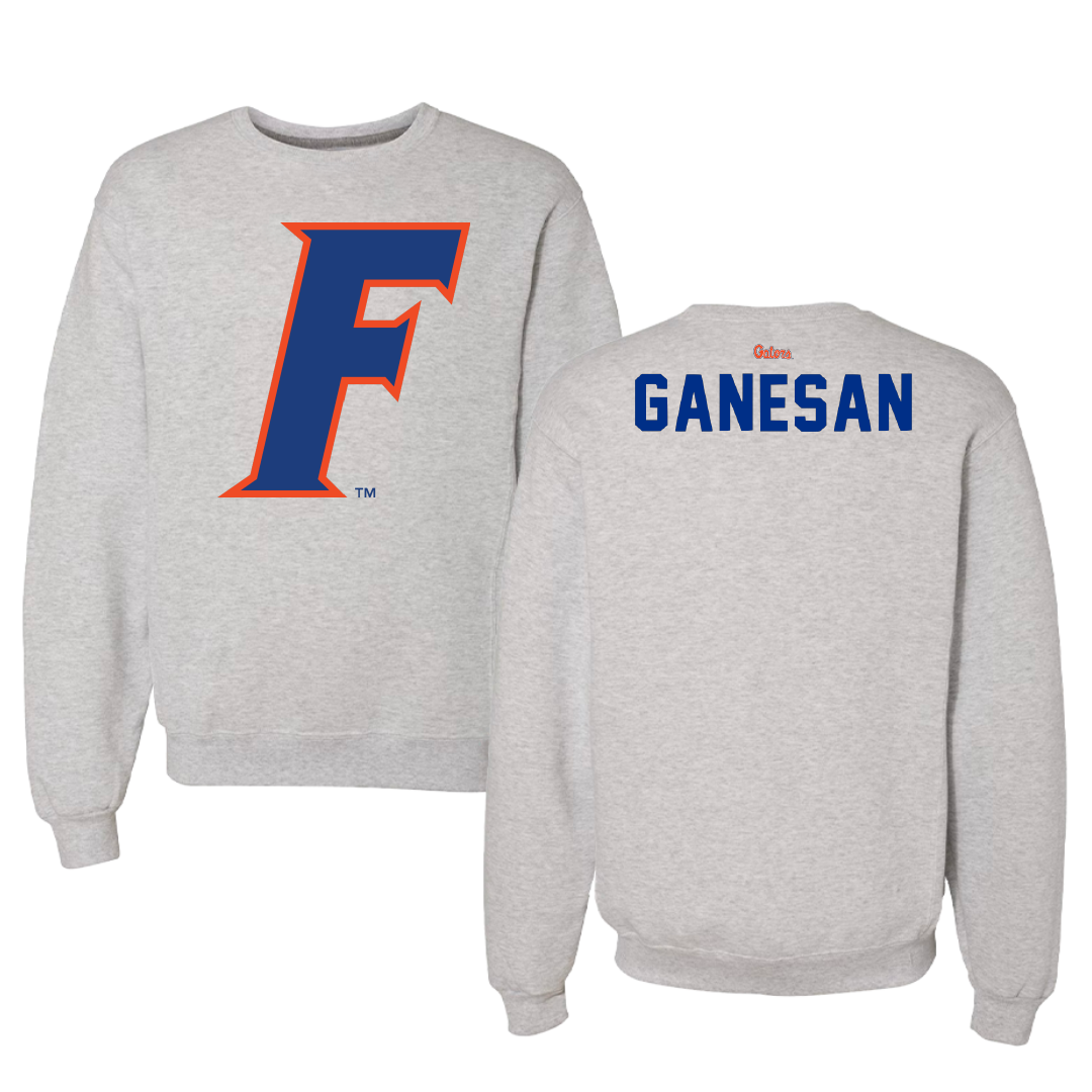 University of Florida Tennis Gray Crewneck - Adhithya Ganesan