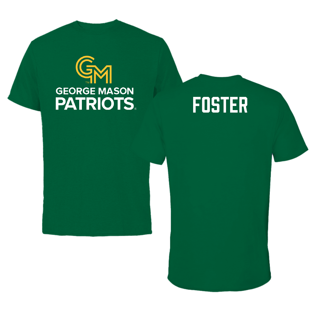 George Mason University Wrestling Green Patriots Performance Tee - Nicholas Foster