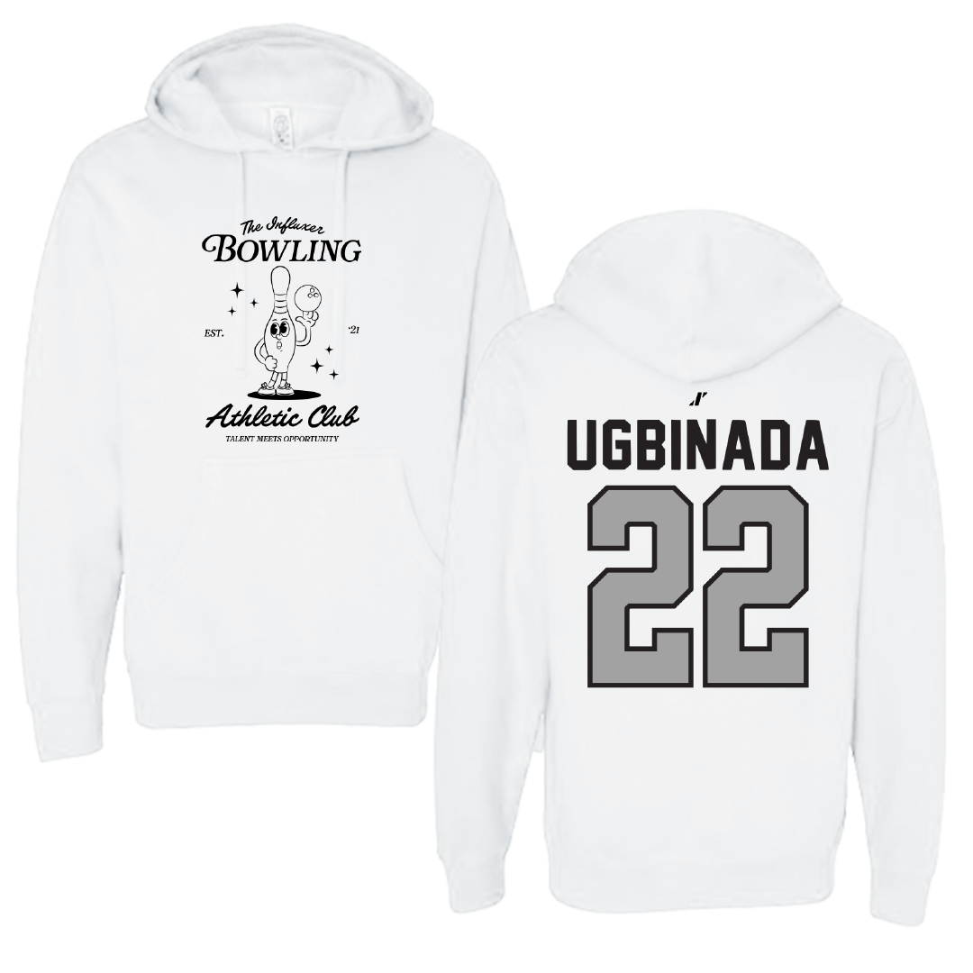 Bowling White Influxer Athletic Club Hoodie - #22 Rose Ugbinada