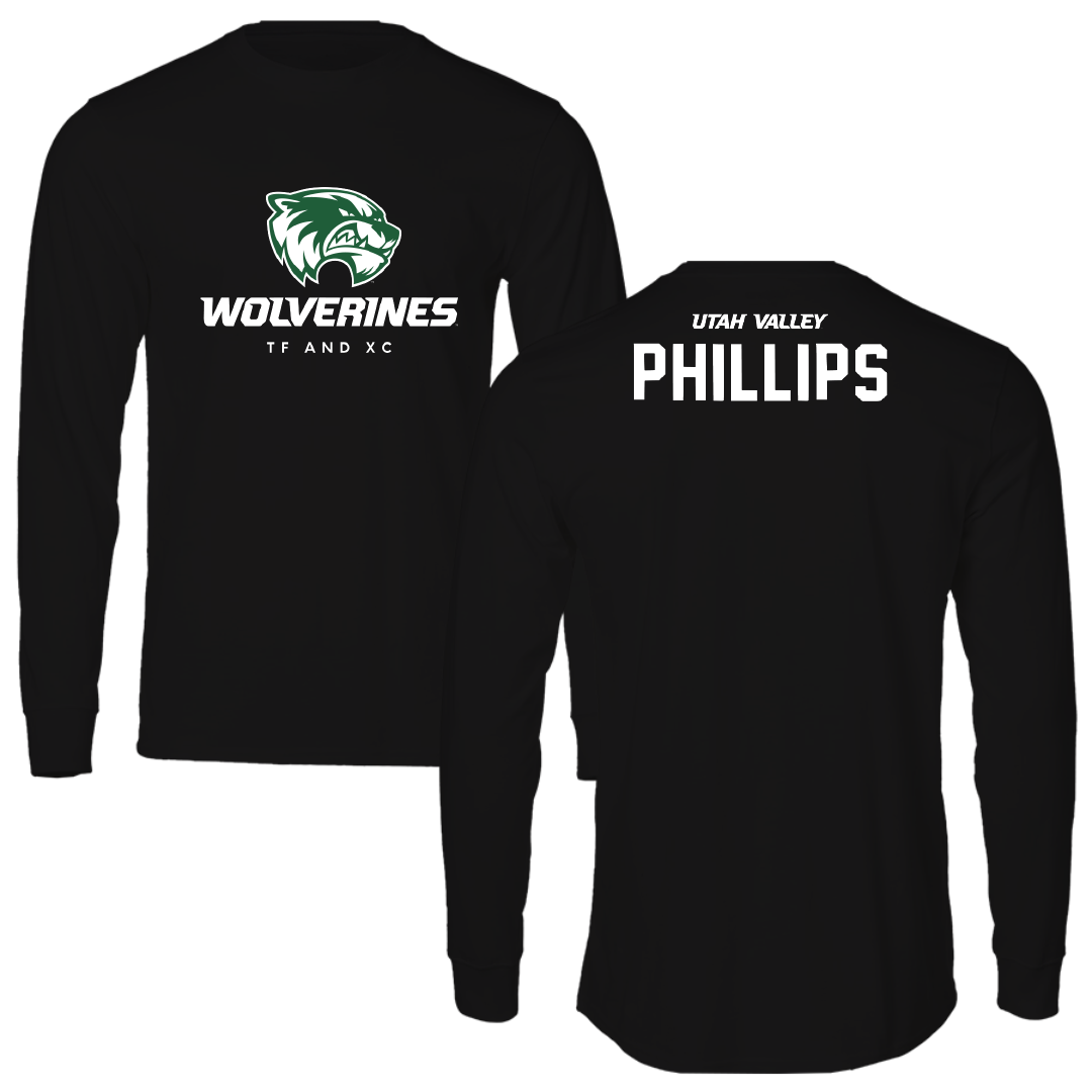 Utah Valley University TF and XC Black Long Sleeve - Jocelyn Phillips