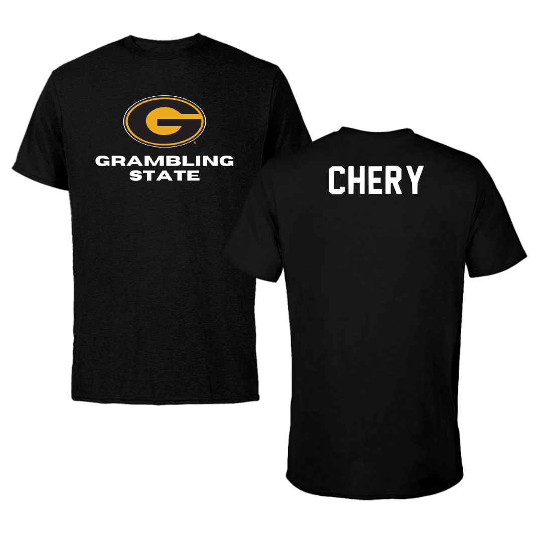 Grambling State University TF and XC Black Tee - Quincy Chery