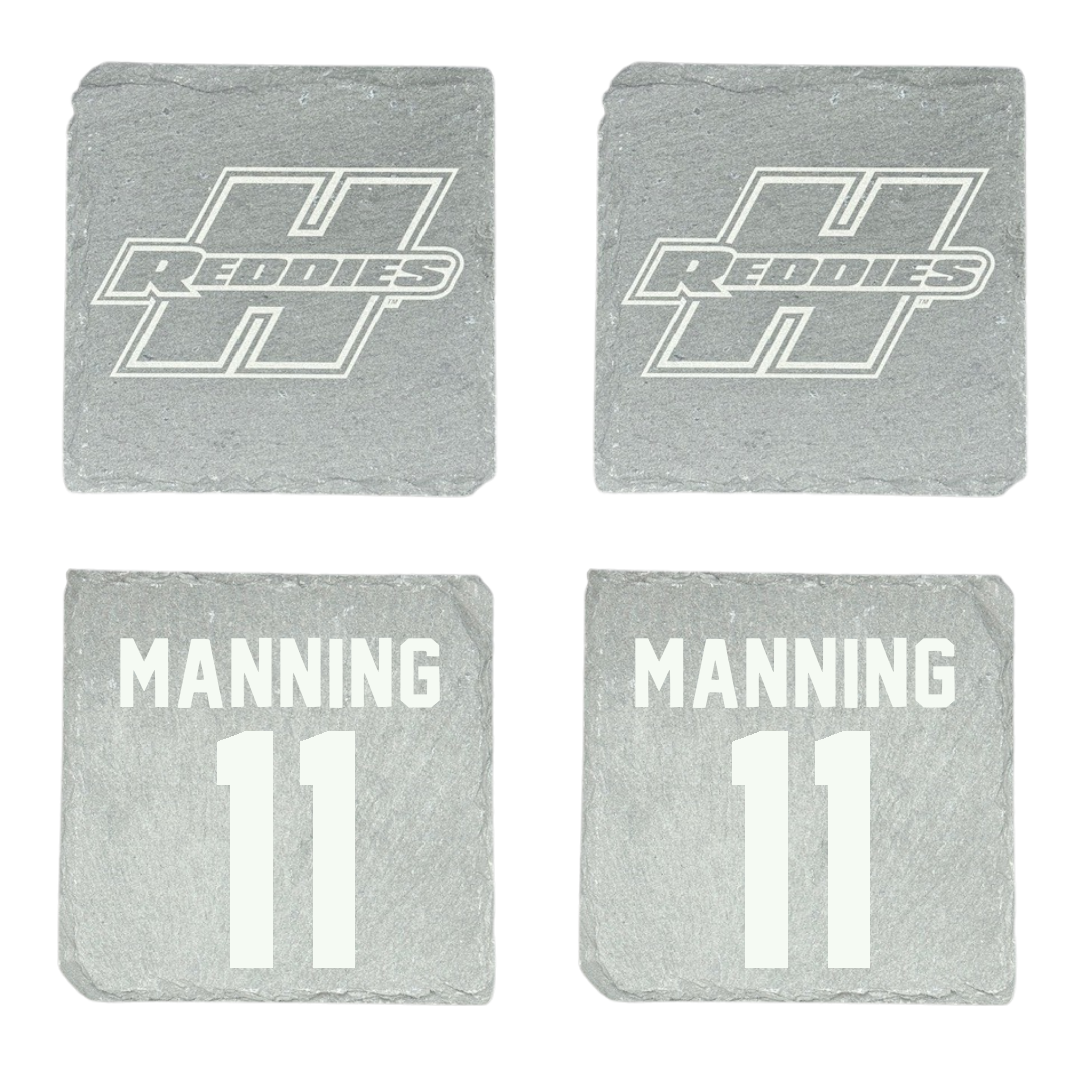 Henderson State University Football Stone Coaster (4 Pack)  - #11 Paul Manning