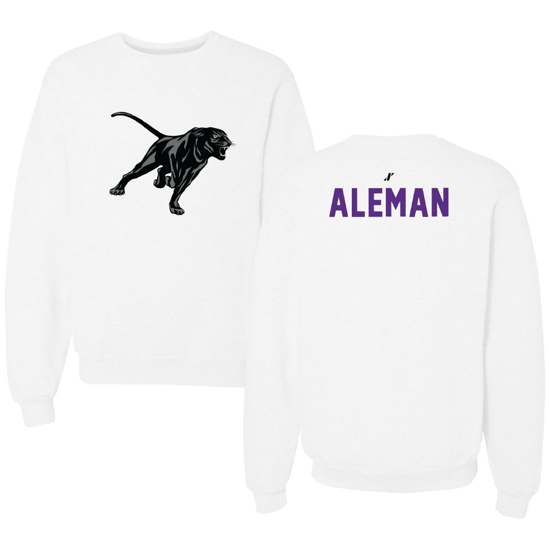 Prairie View A&M University Golf White Crewneck - Ethan Aleman