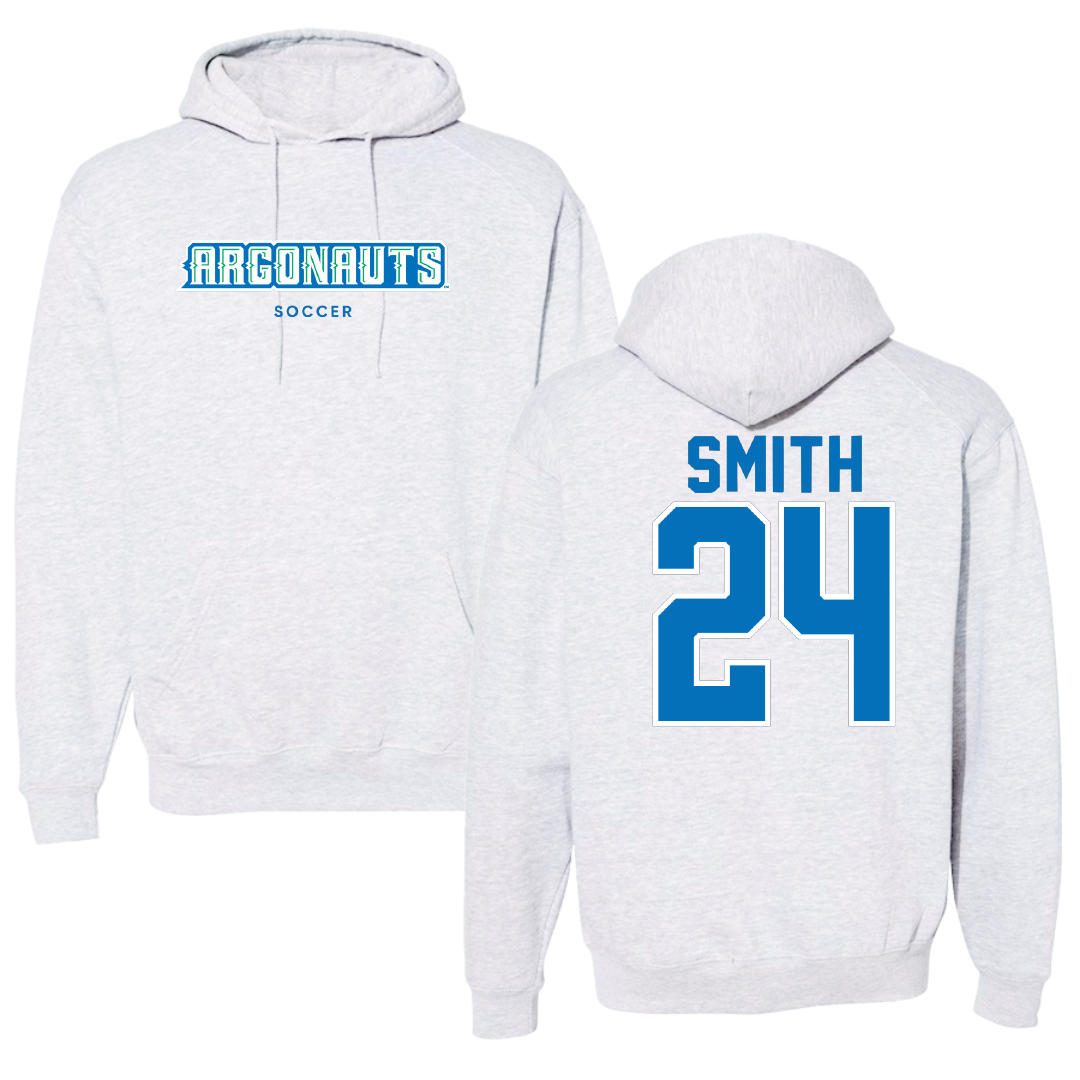 University of West Florida Soccer Gray Argonauts Hoodie - #24 Addison Smith