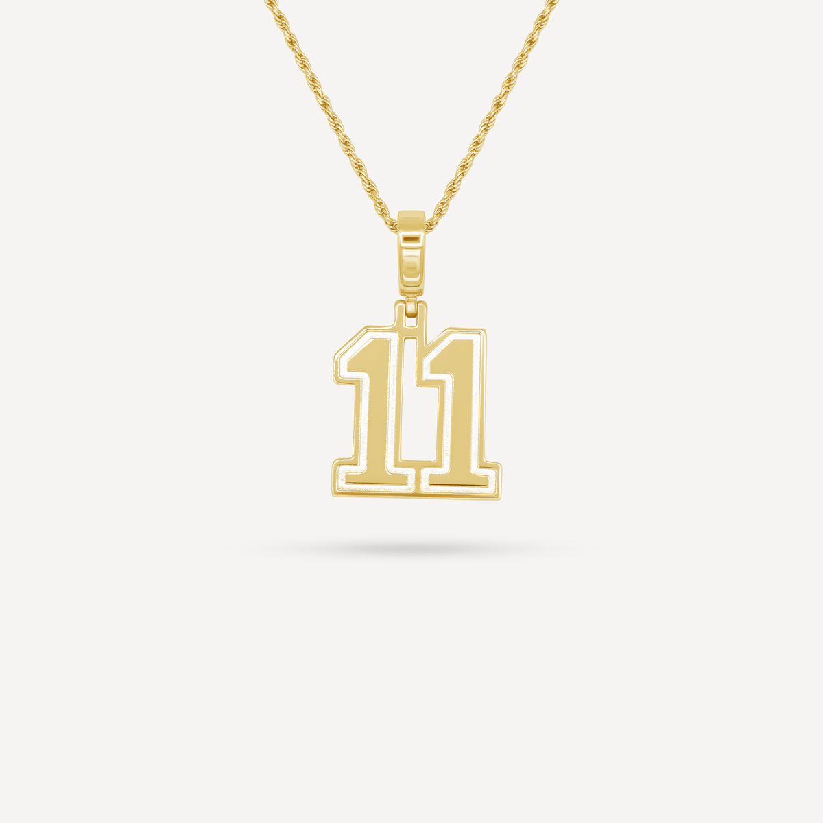 Gold Presidents Pendant and Chain - #11 Adriel Espada