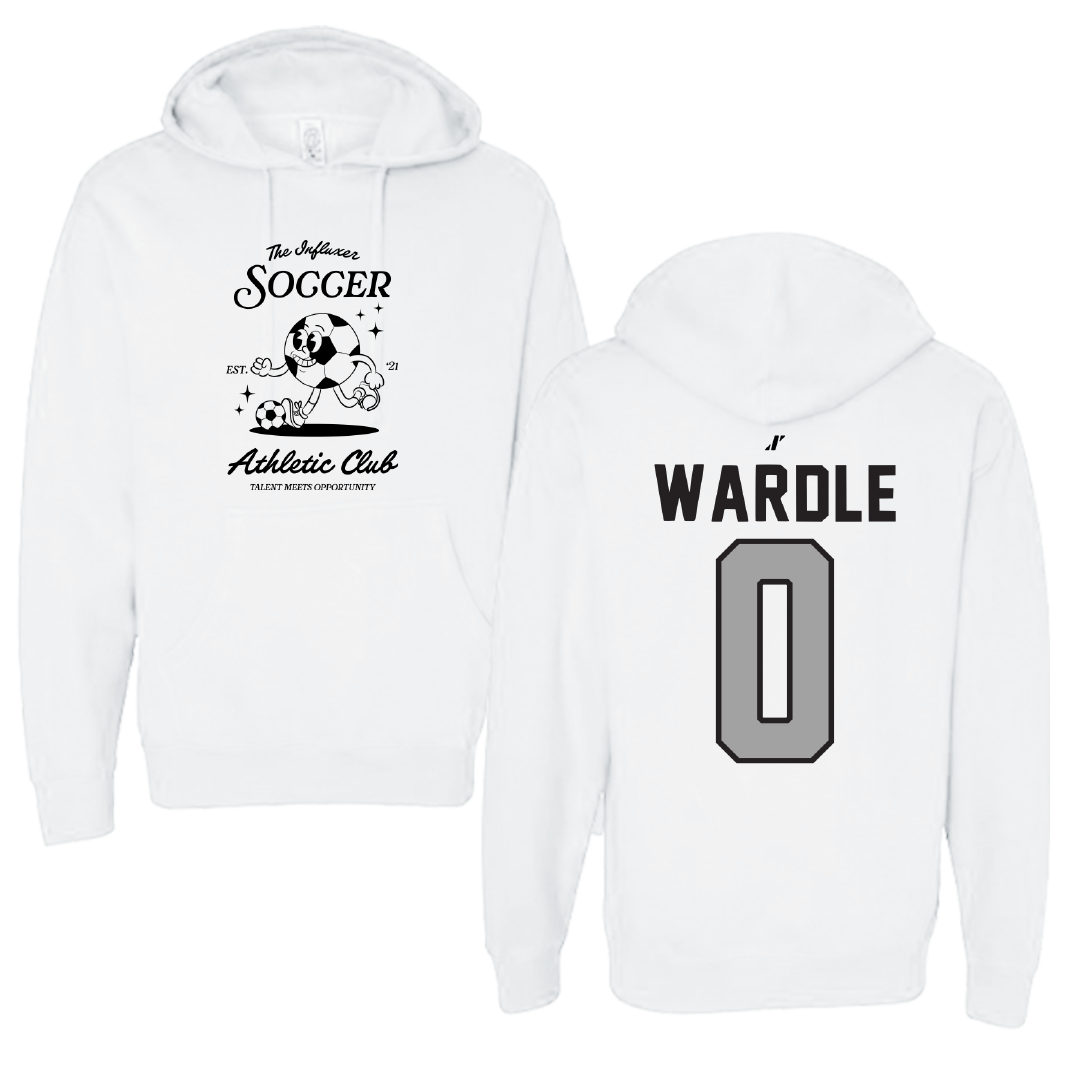 Soccer White Influxer Athletic Club Hoodie - #0 Kasey Wardle