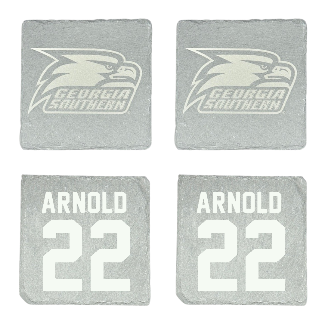 Georgia Southern University Football Stone Coaster (4 Pack)  - #22 OJ Arnold