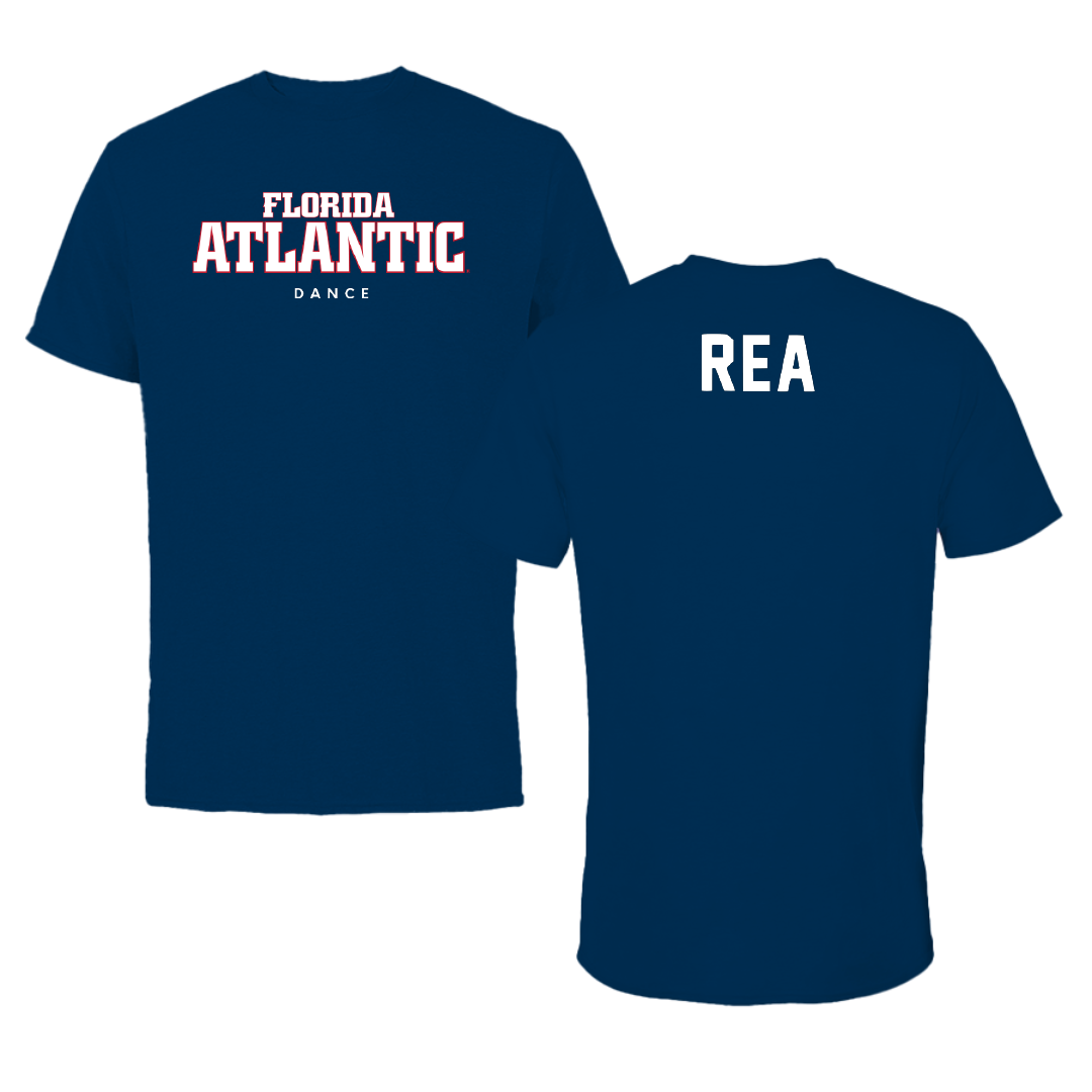Florida Atlantic University Dance Navy Block Tee - Joseph Rea