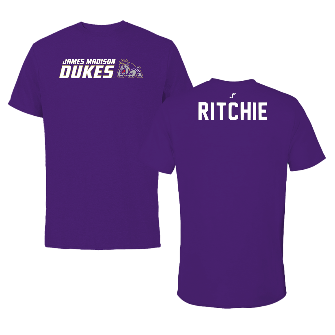 James Madison University Swimming & Diving Purple General Tee - Angela Ritchie