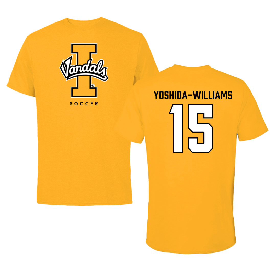 University of Idaho Soccer Gold Performance Tee - #15 Karli Yoshida-Williams