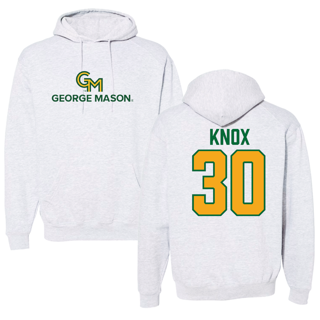 George Mason University Baseball Gray Hoodie - #30 Connor Knox