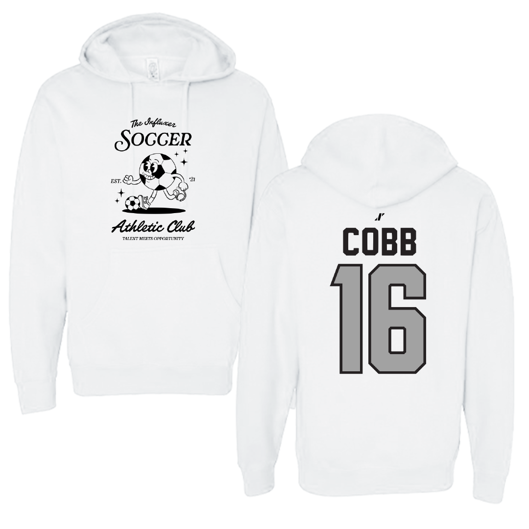 Soccer White Influxer Athletic Club Hoodie - #16 Olivia Cobb