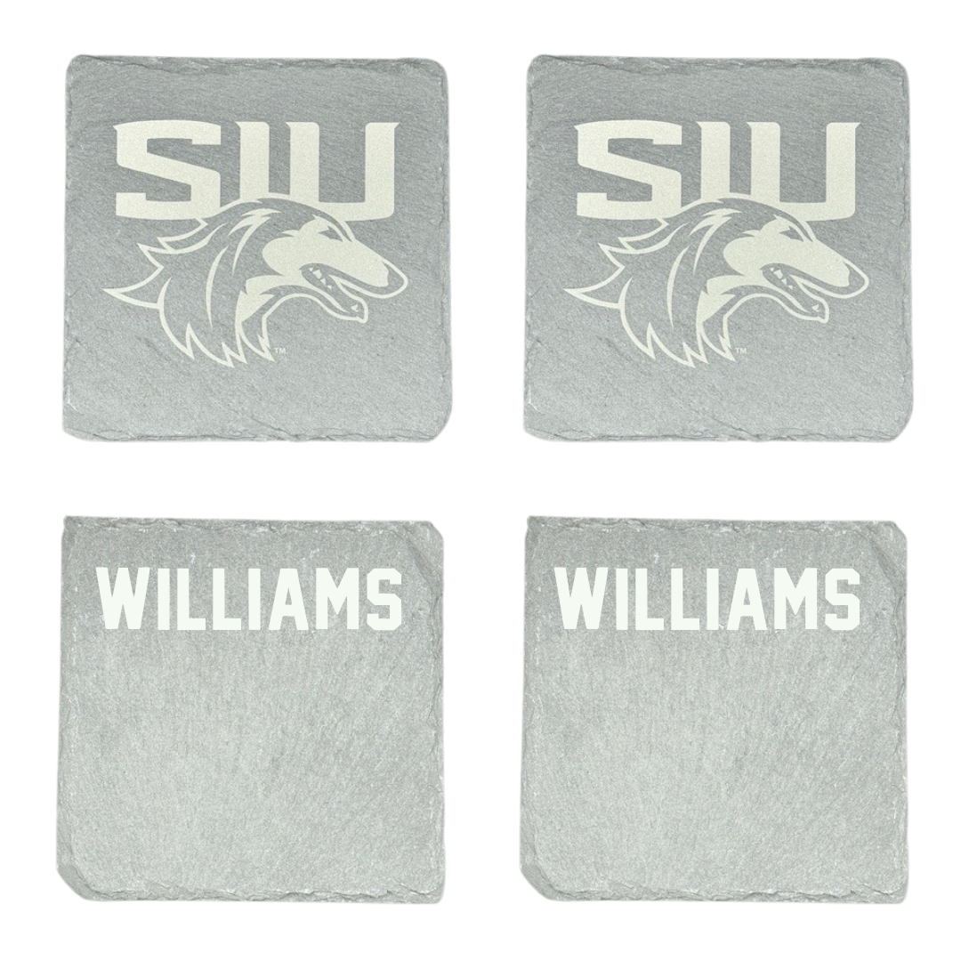 Southern Illinois University at Carbondale TF and XC Stone Coaster (4 Pack)  - Darrione Williams