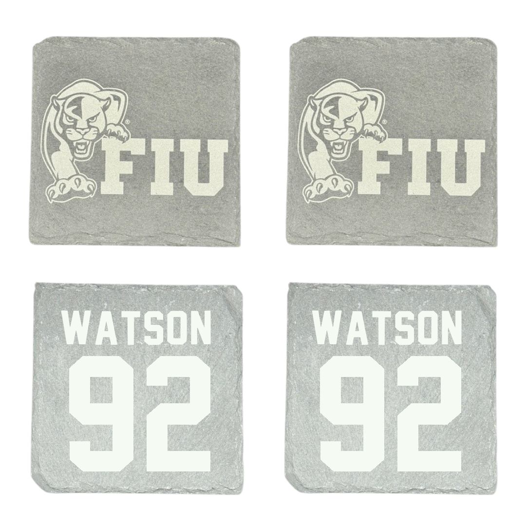 Florida International University Football Stone Coaster (4 Pack)  - #92 Nicholas Watson