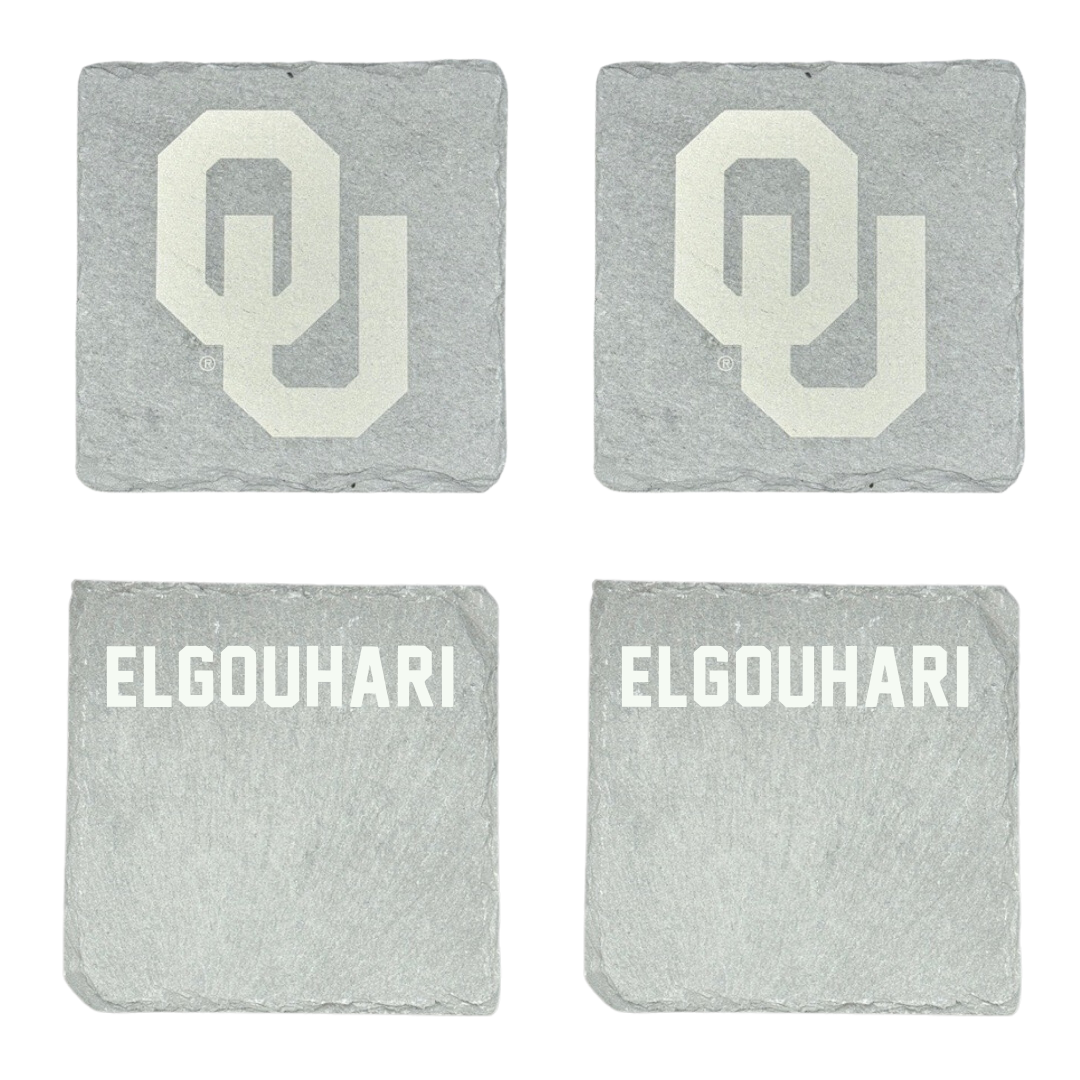 University of Oklahoma Wrestling Stone Coaster (4 Pack)  - Mohamed Elgouhari