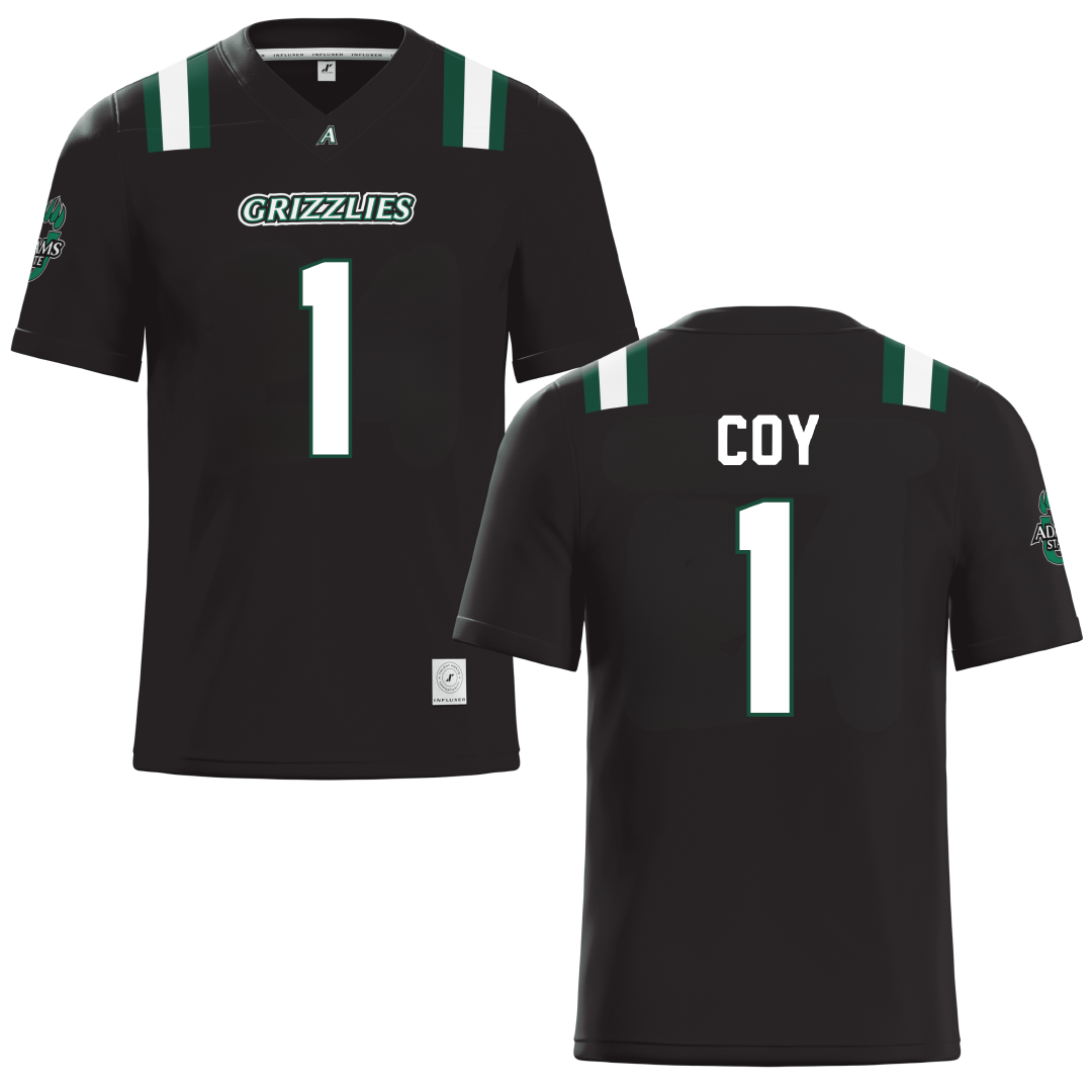 Adams State University Black Football Jersey - Greg Coy