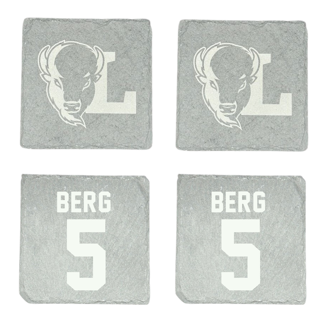 Lipscomb University Baseball Stone Coaster (4 Pack)  - #5 Jake Berg