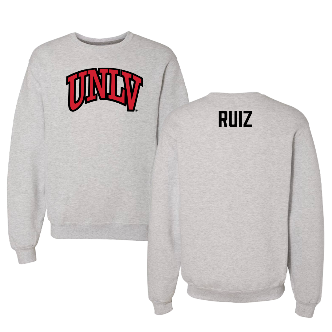 University of Nevada-Las Vegas TF and XC Gray Crewneck - Natalia Ruiz