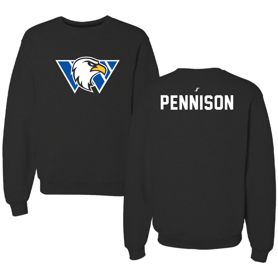 Williams Baptist University Wrestling Black Crewneck - Grayson Pennison