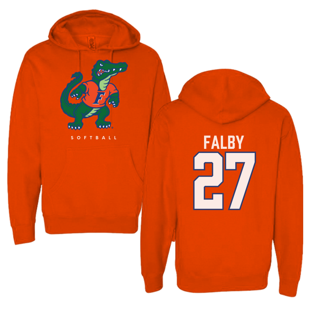 University of Florida Softball Orange Hoodie - #27 Kendra Falby