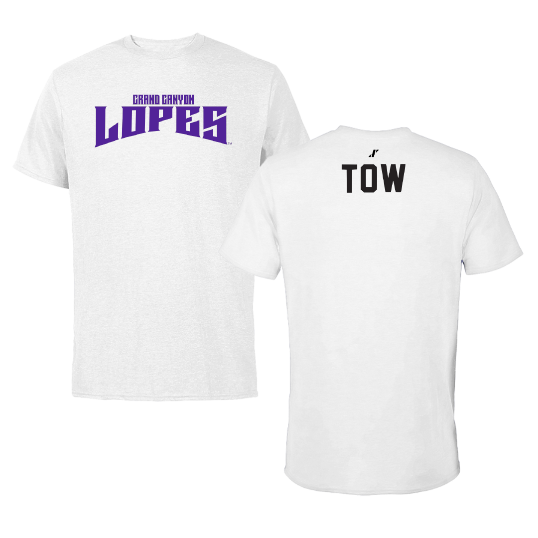 Grand Canyon University TF and XC White Classic Performance Tee - Casey Tow