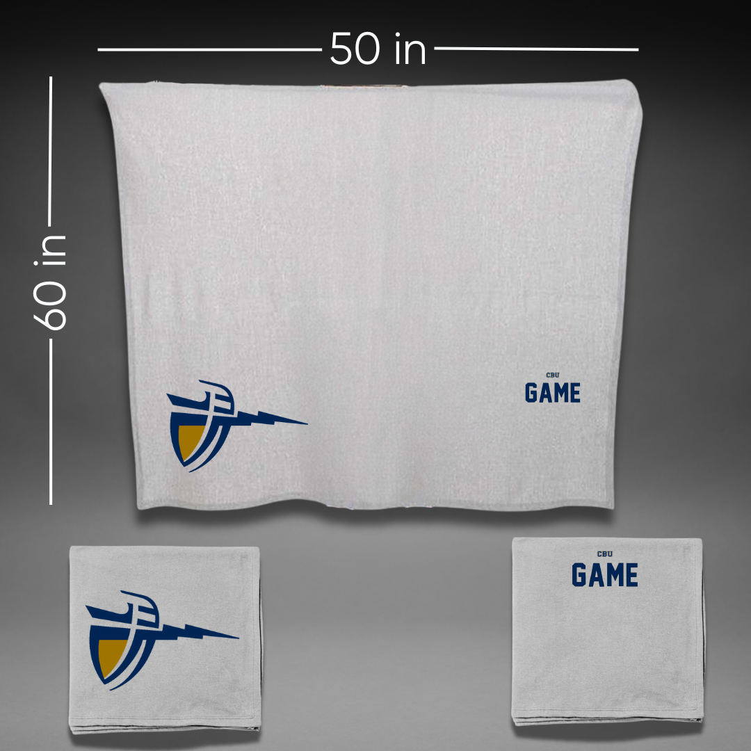 California Baptist University Dance Gray Blanket - Savanna Game