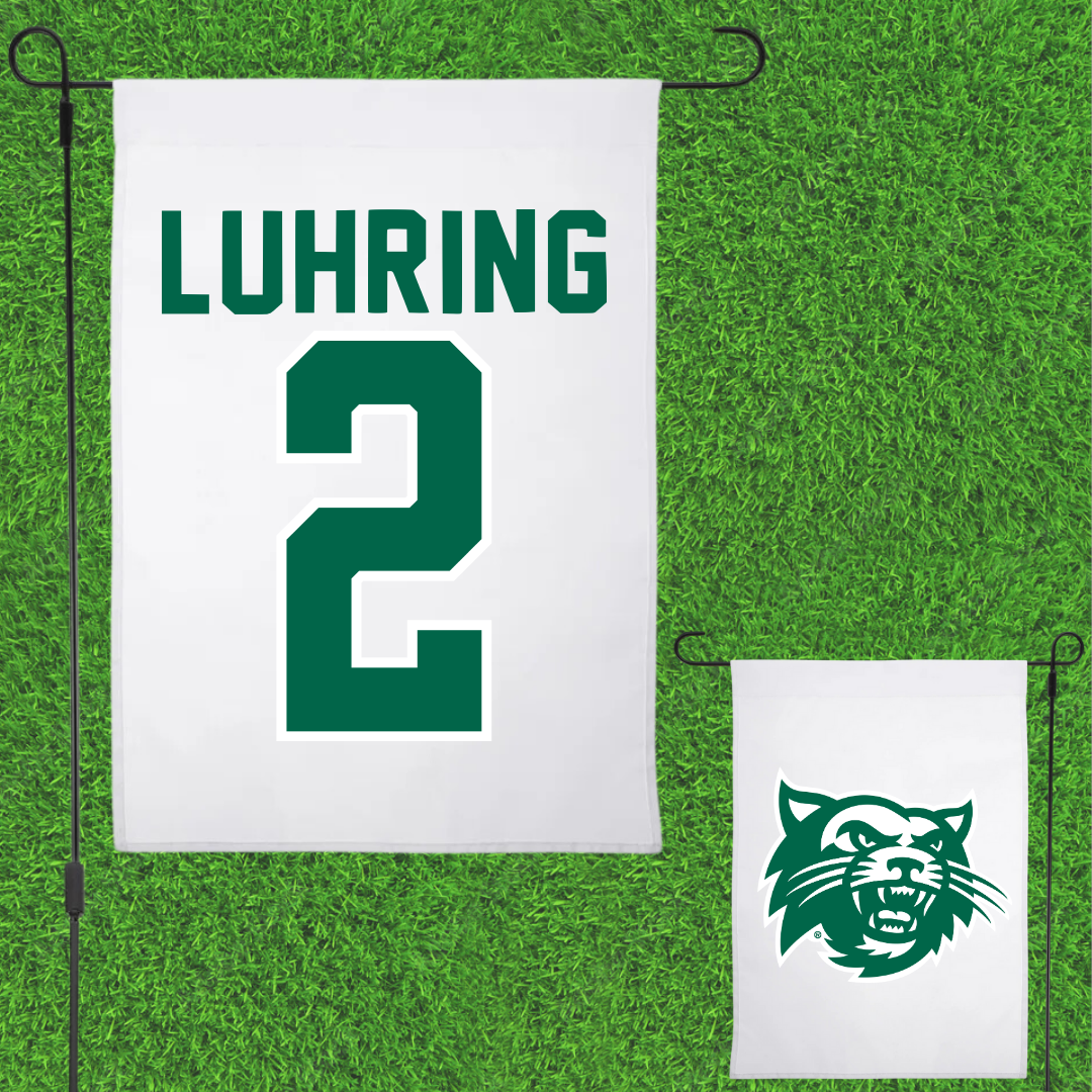 Northwest Missouri State University Volleyball White Garden Flag - #2 Kyah Luhring