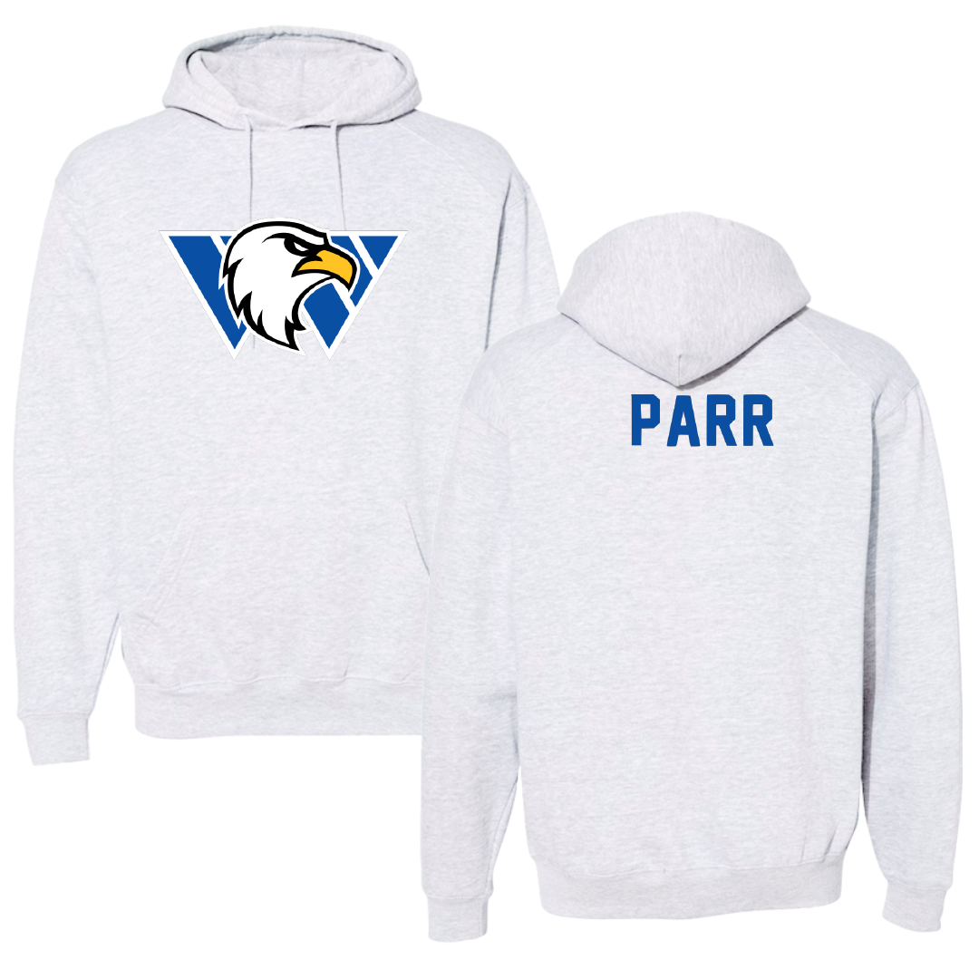 Williams Baptist University Golf Light Gray Hoodie - Tyler Parr