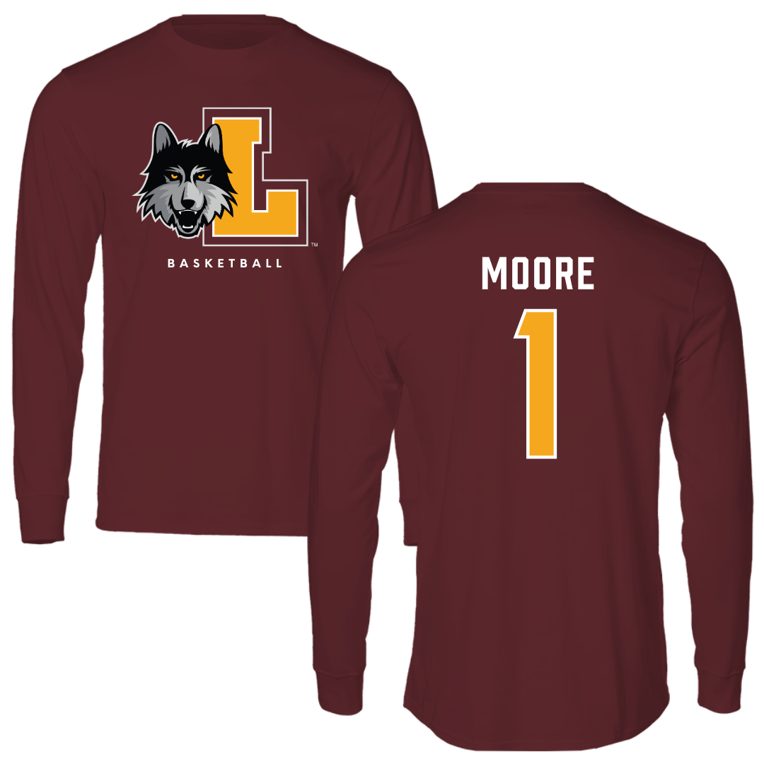 Loyola University-Chicago Basketball Maroon Mascot Long Sleeve - #1 Aaliyah Moore