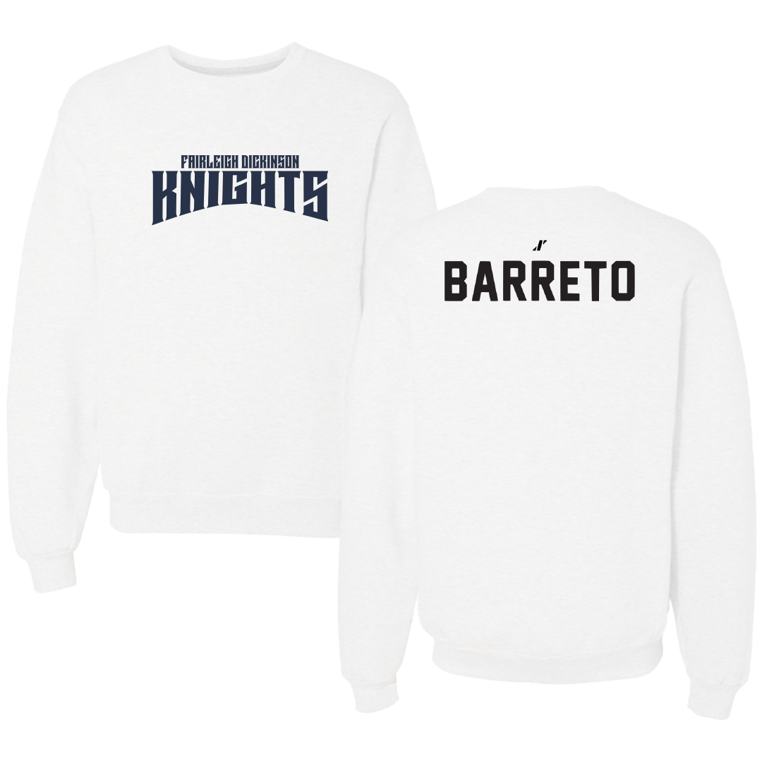 Fairleigh Dickinson University-Metropolitan Campus TF and XC White Classic Crewneck - Brandon Barreto