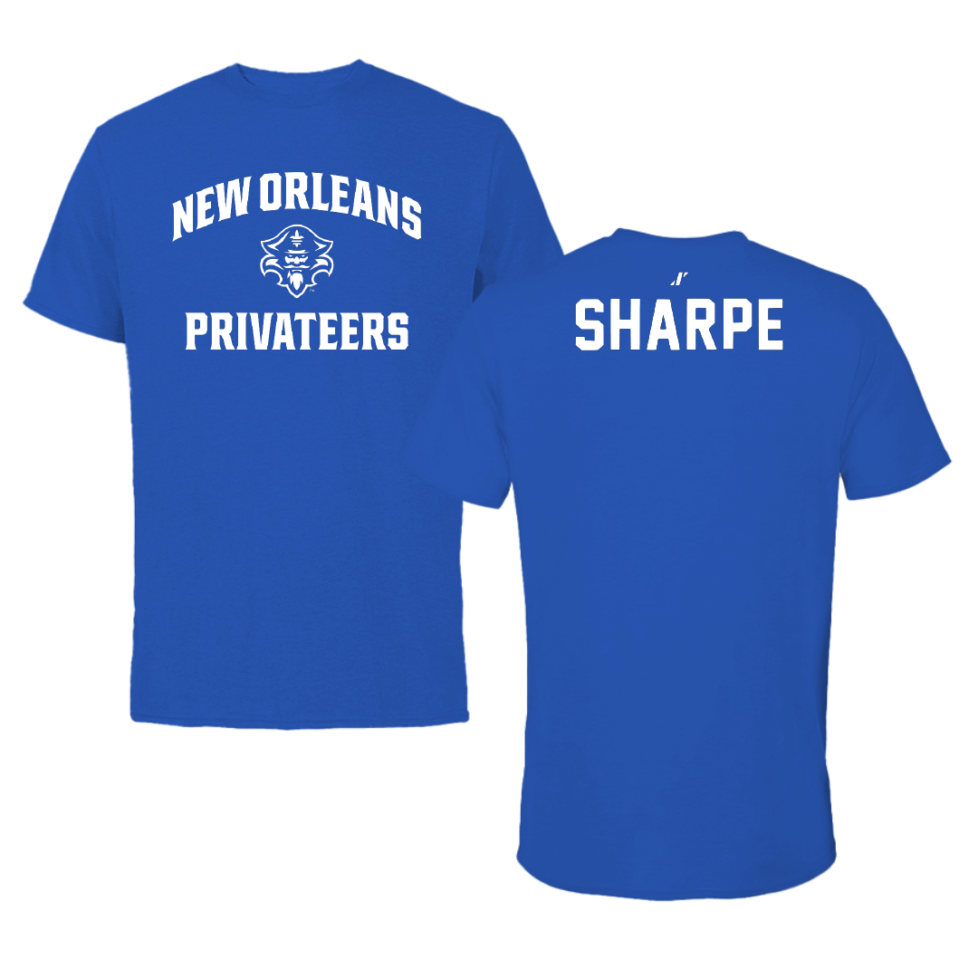 University of New Orleans TF and XC Blue General Performance Tee - Jannah Sharpe