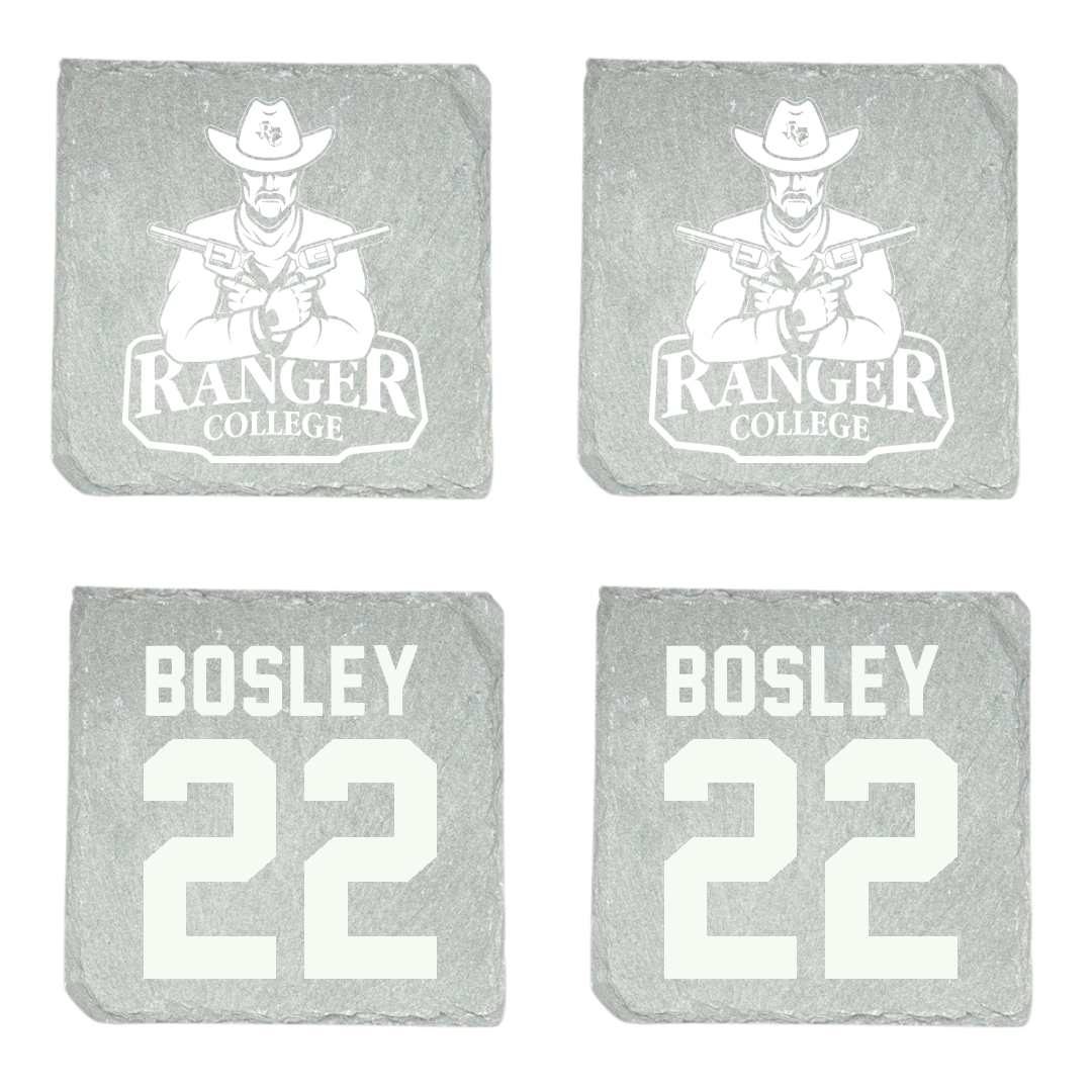 Ranger College Softball Stone Coaster (4 Pack)  - #22 Ealani Bosley