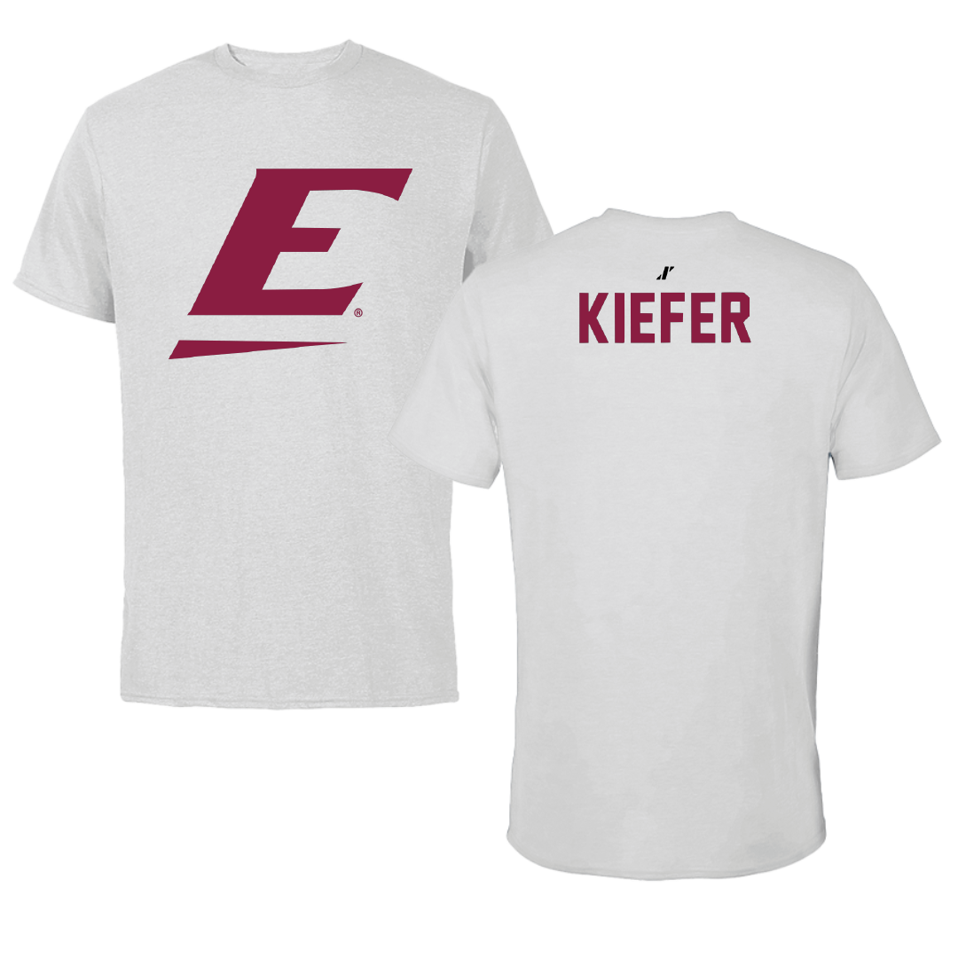 Eastern Kentucky University TF and XC Light Gray Performance Tee - Natalie Kiefer