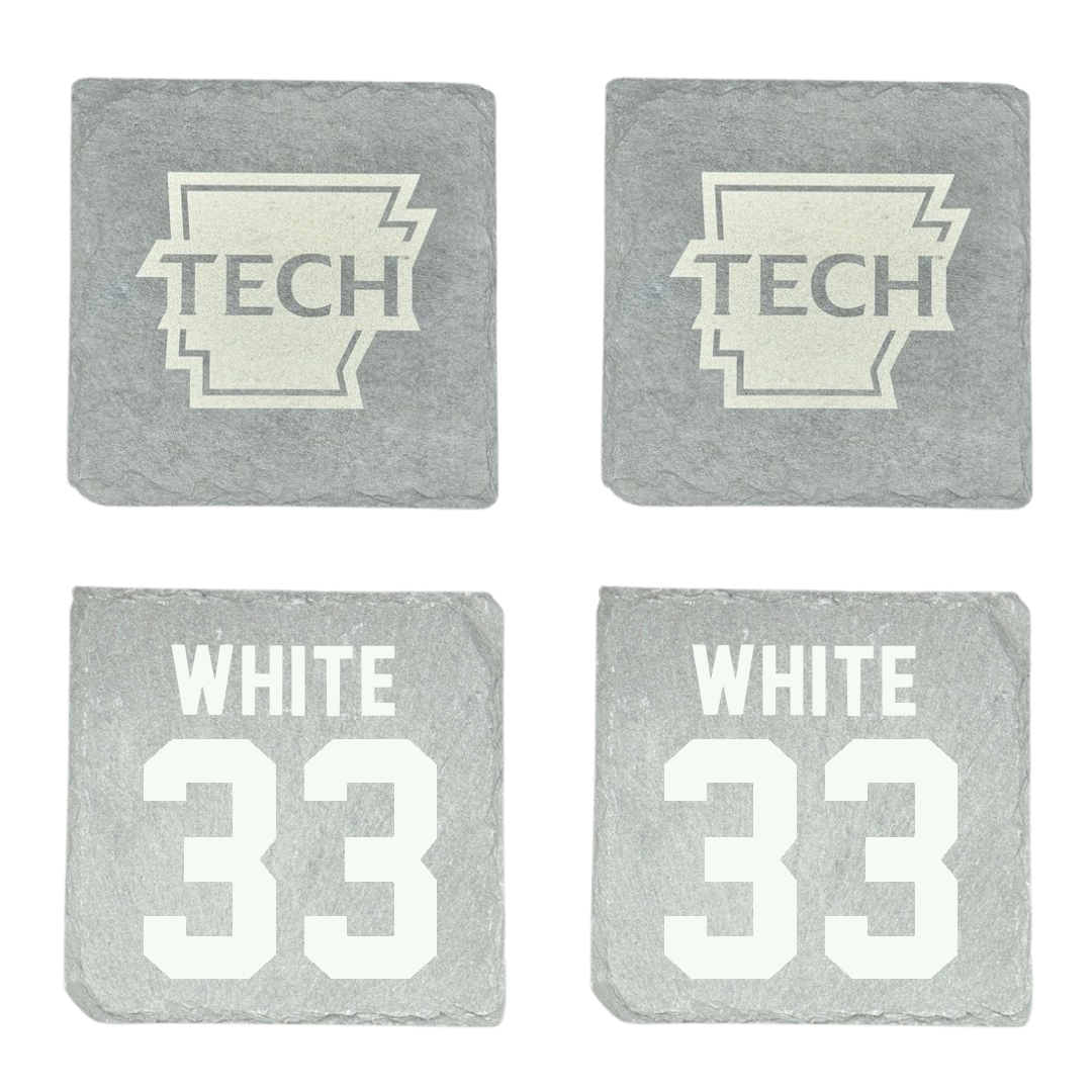 Arkansas Tech University Softball Stone Coaster (4 Pack)  - #33 Alyson White
