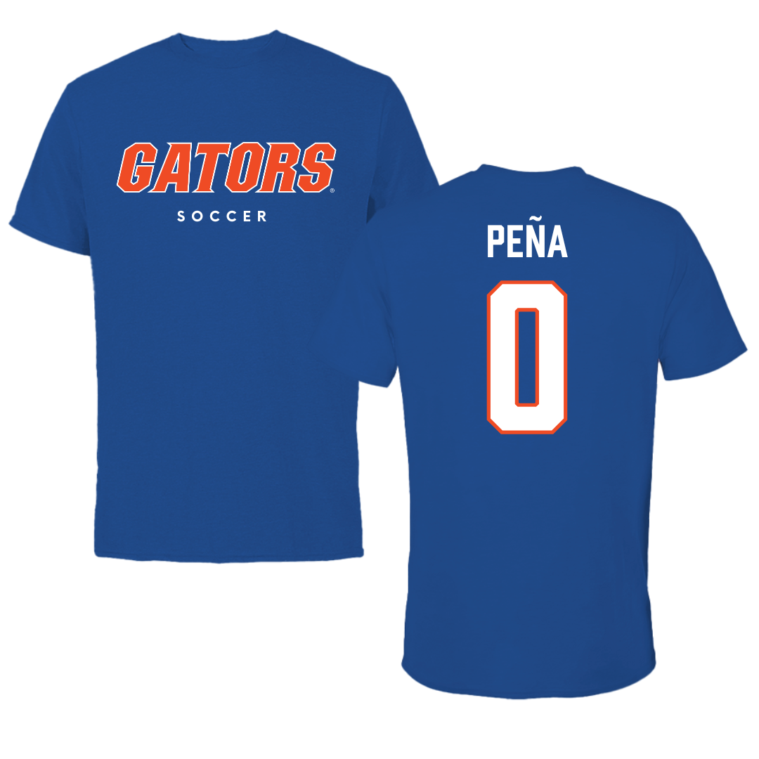 University of Florida Soccer True Royal Tee - #0 Paloma Peña