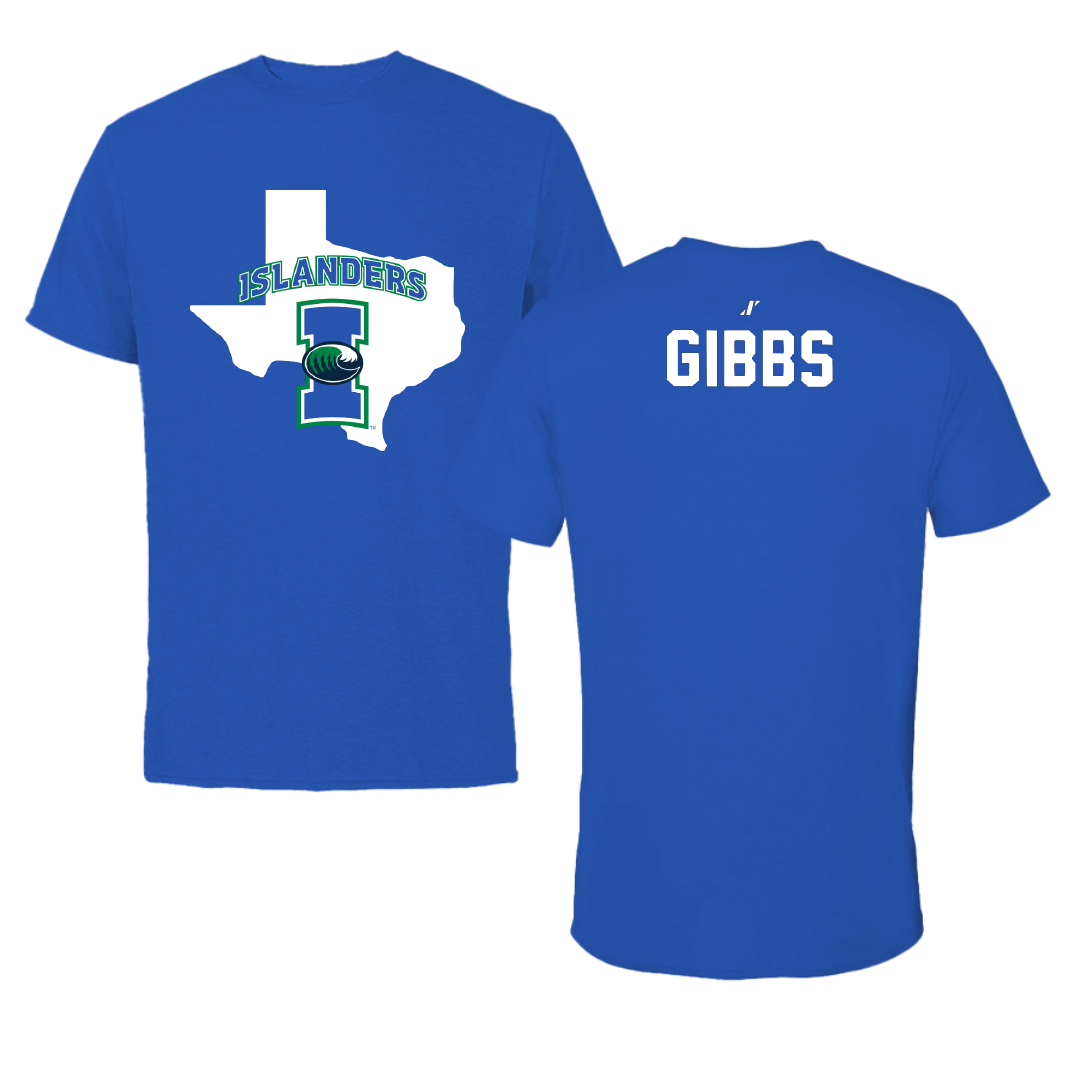 Texas A&M University-Corpus Christi Golf Blue State Performance Tee - Samantha Gibbs