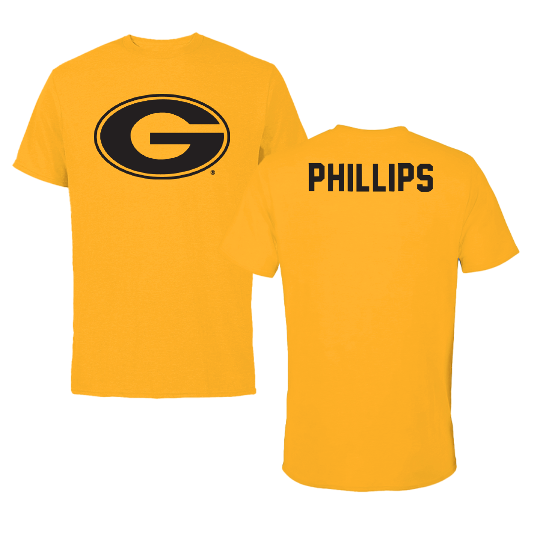 Grambling State University TF and XC Gold Performance Tee - Savantez Phillips