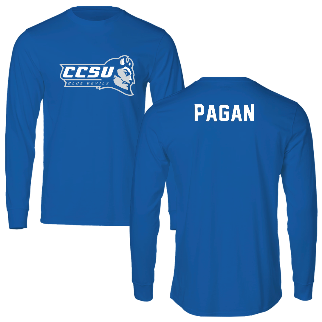 Central Connecticut State University Cheer Blue Devils Performance Long Sleeve - Jose Pagan