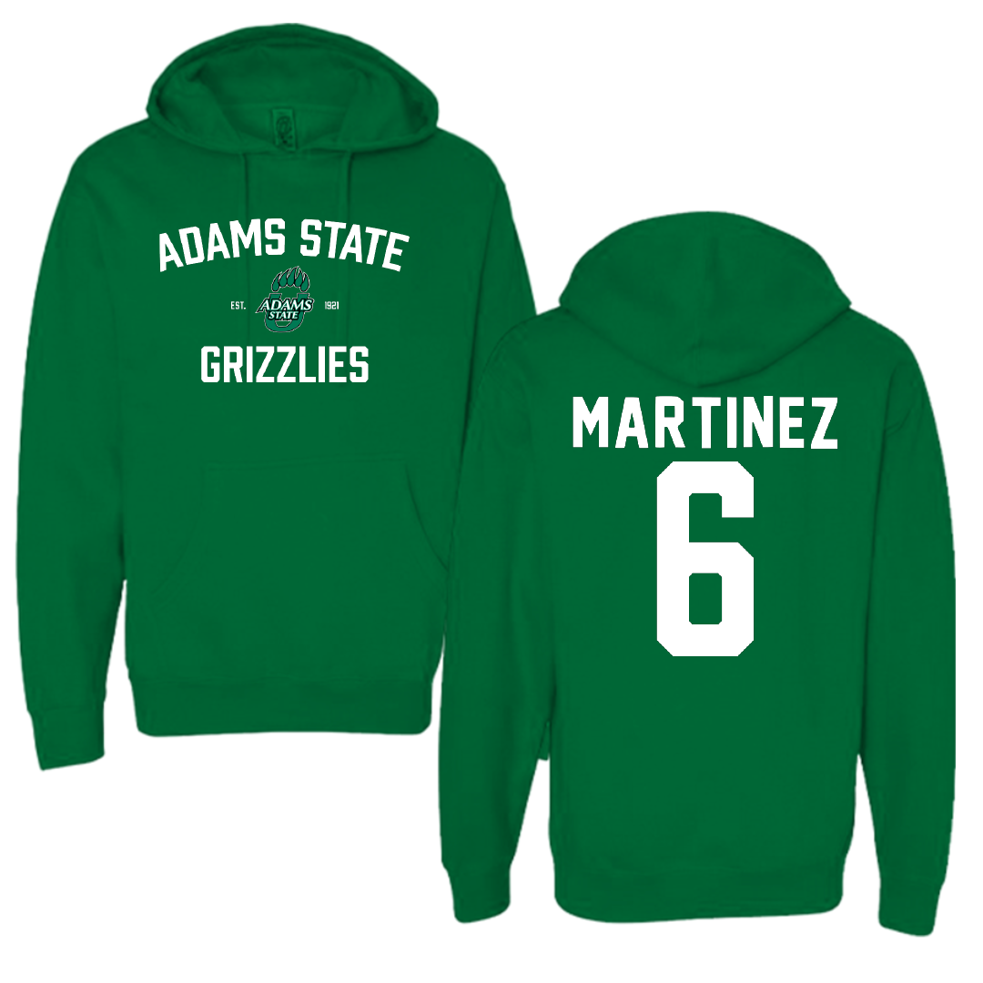 Adams State University Baseball Green General Hoodie - #6 Gunner Martinez