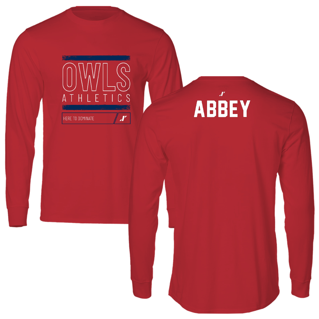 Florida Atlantic University Cheer Red Dominate Long Sleeve - Lauren Abbey