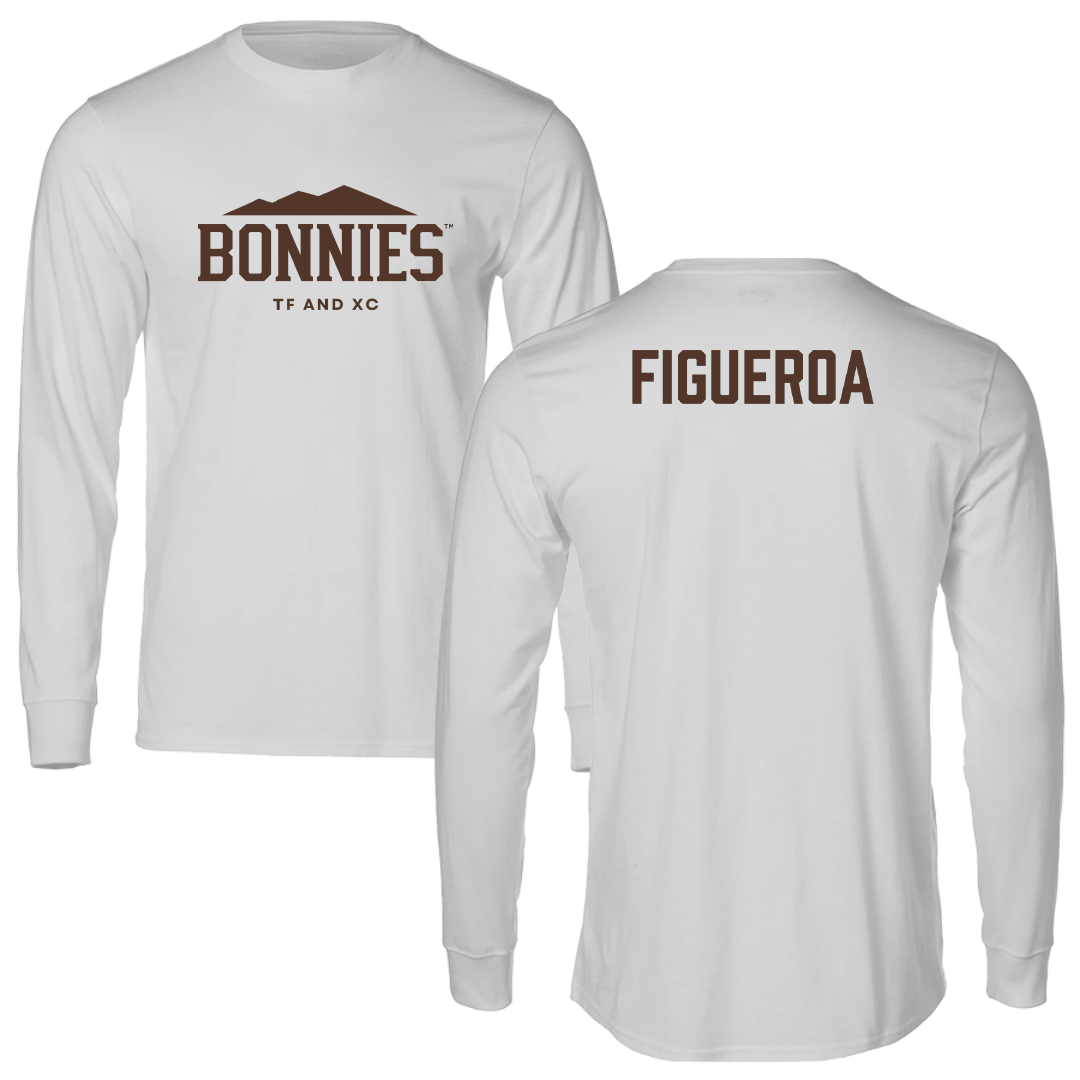 St. Bonaventure University TF and XC Light Gray Long Sleeve - Christian Figueroa