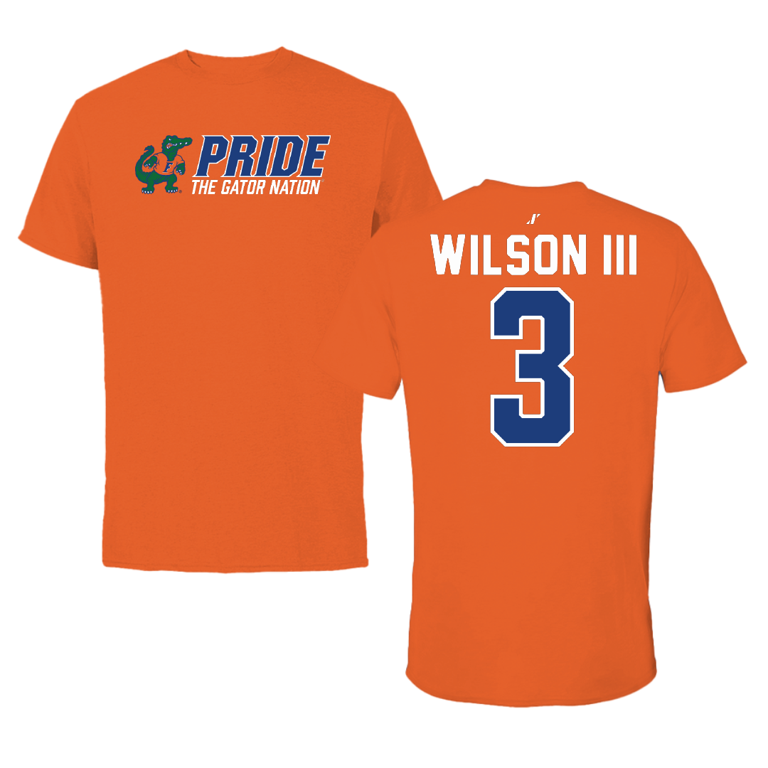 University of Florida Football Orange General Tee - #3 Eugene Wilson III