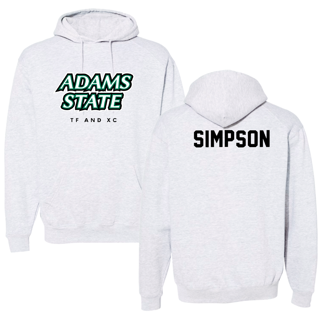 Adams State University TF and XC Gray Block Hoodie - Keirryse Simpson
