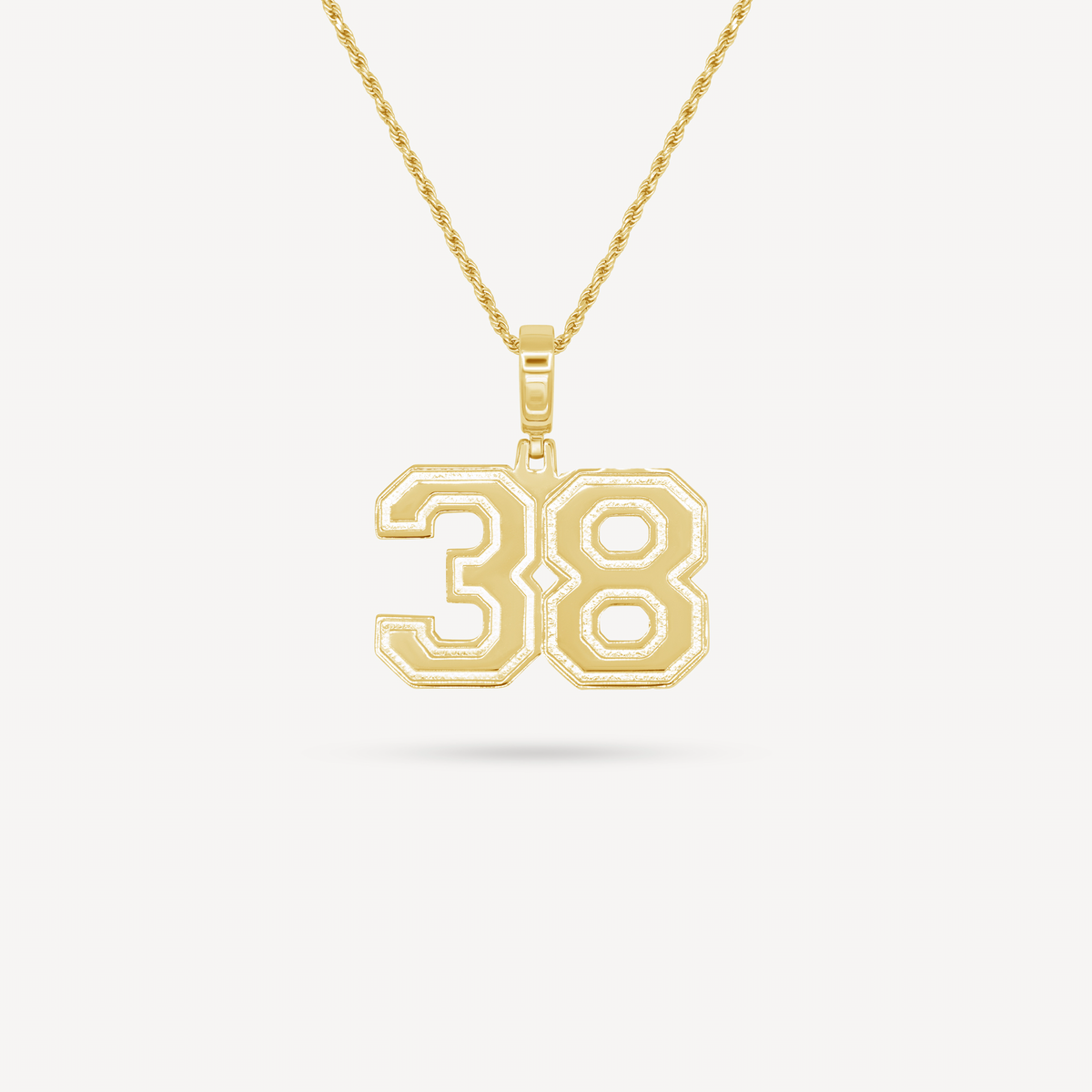 Gold Presidents Pendant and Chain - #38 Christopher Moody