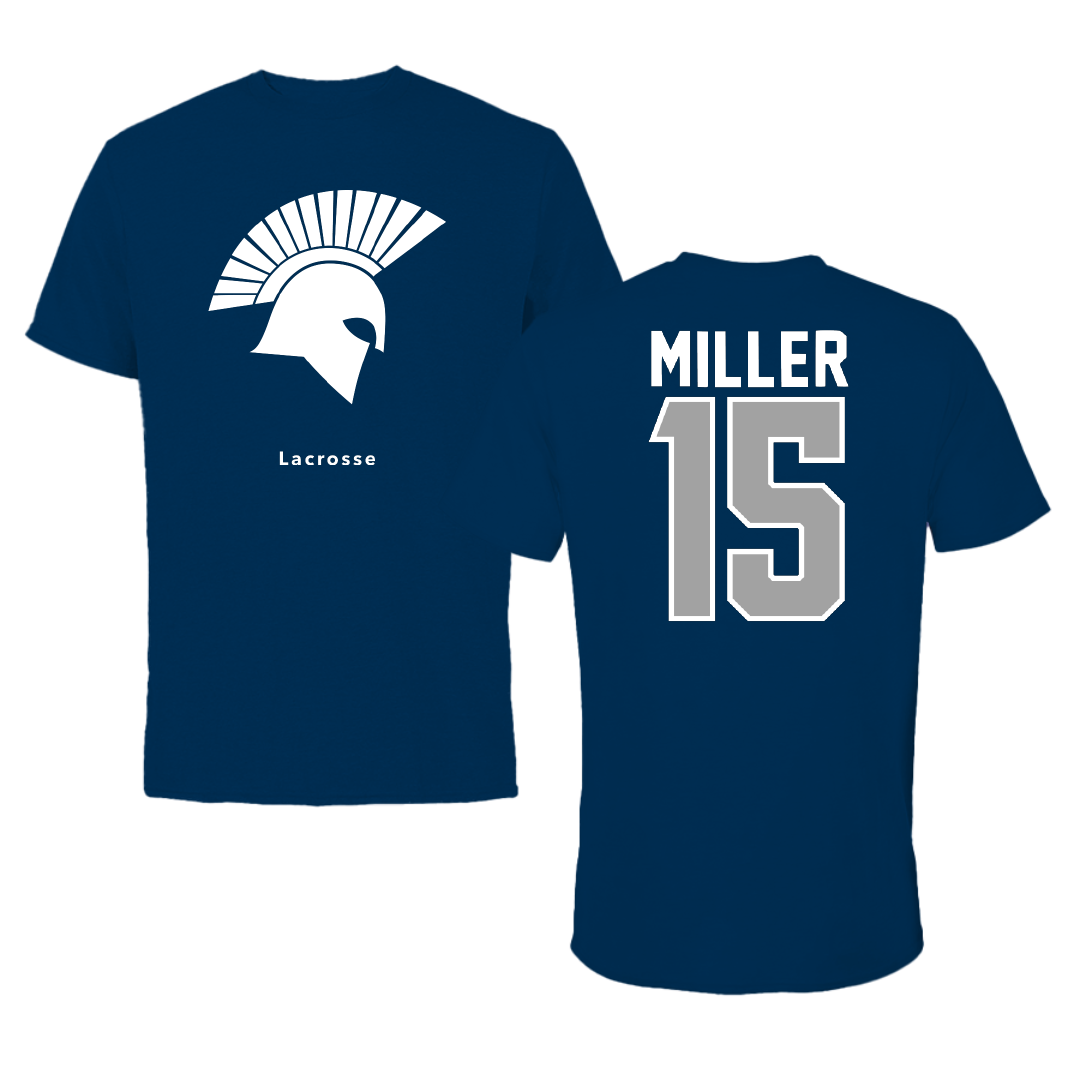 Missouri Baptist University Lacrosse Navy Performance Tee - #15 Mackaylee Miller