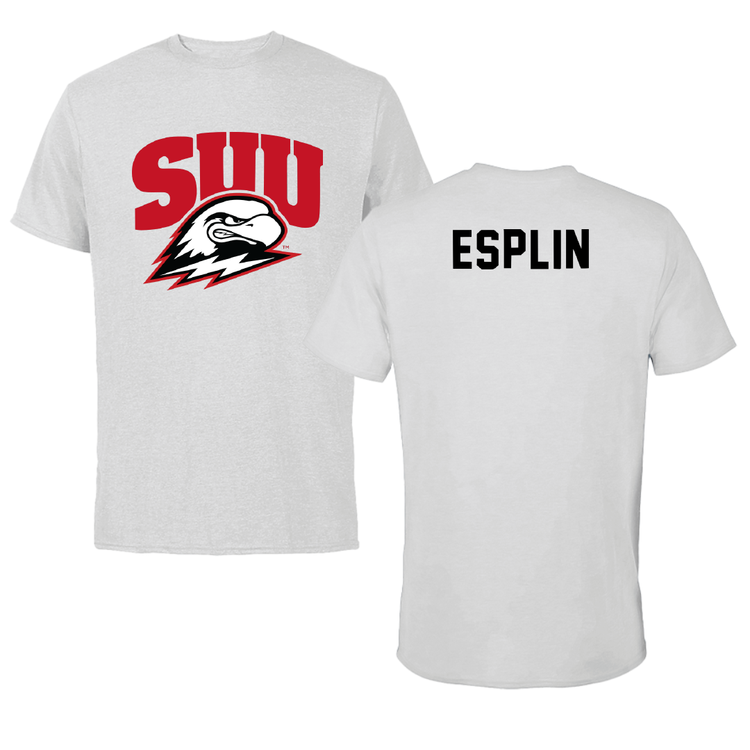 Southern Utah University TF and XC Light Gray Performance Tee - Quincy Esplin